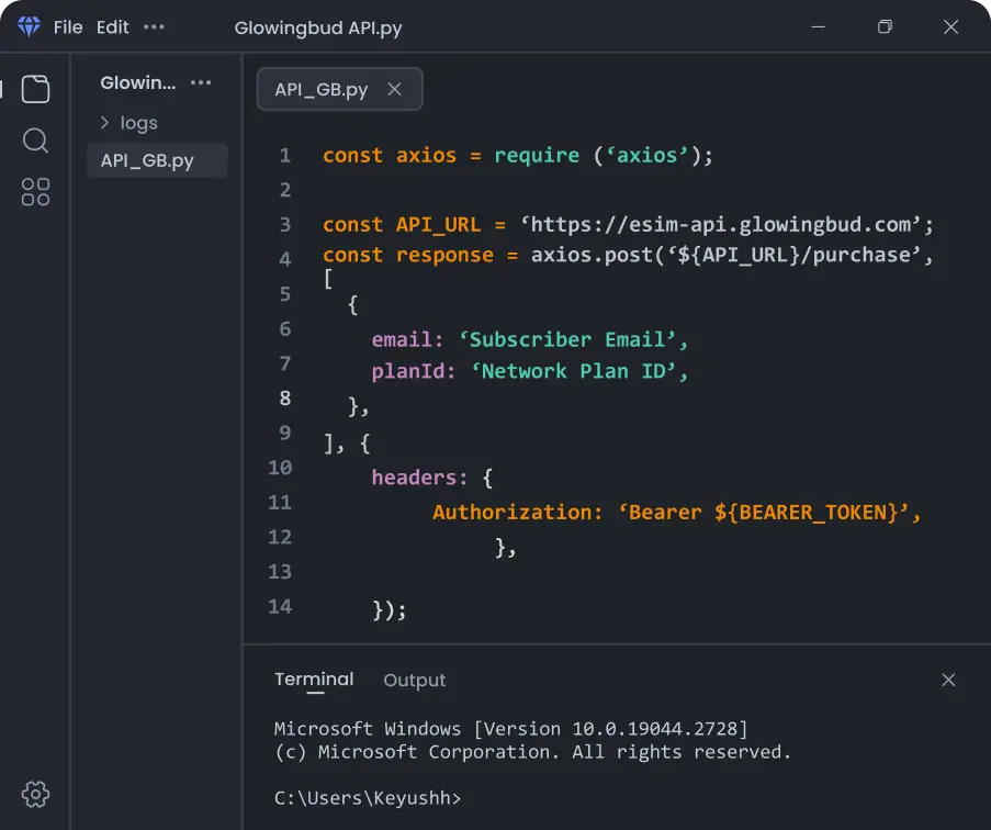 API and white-label capabilities demonstration