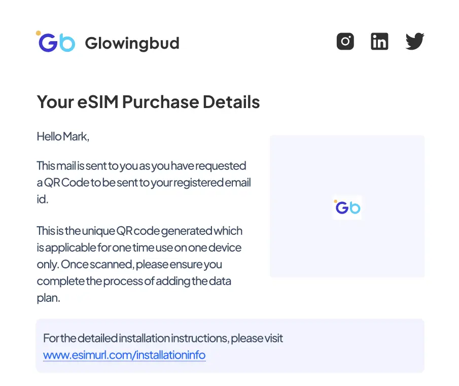 Automated eSIM issuance system interface